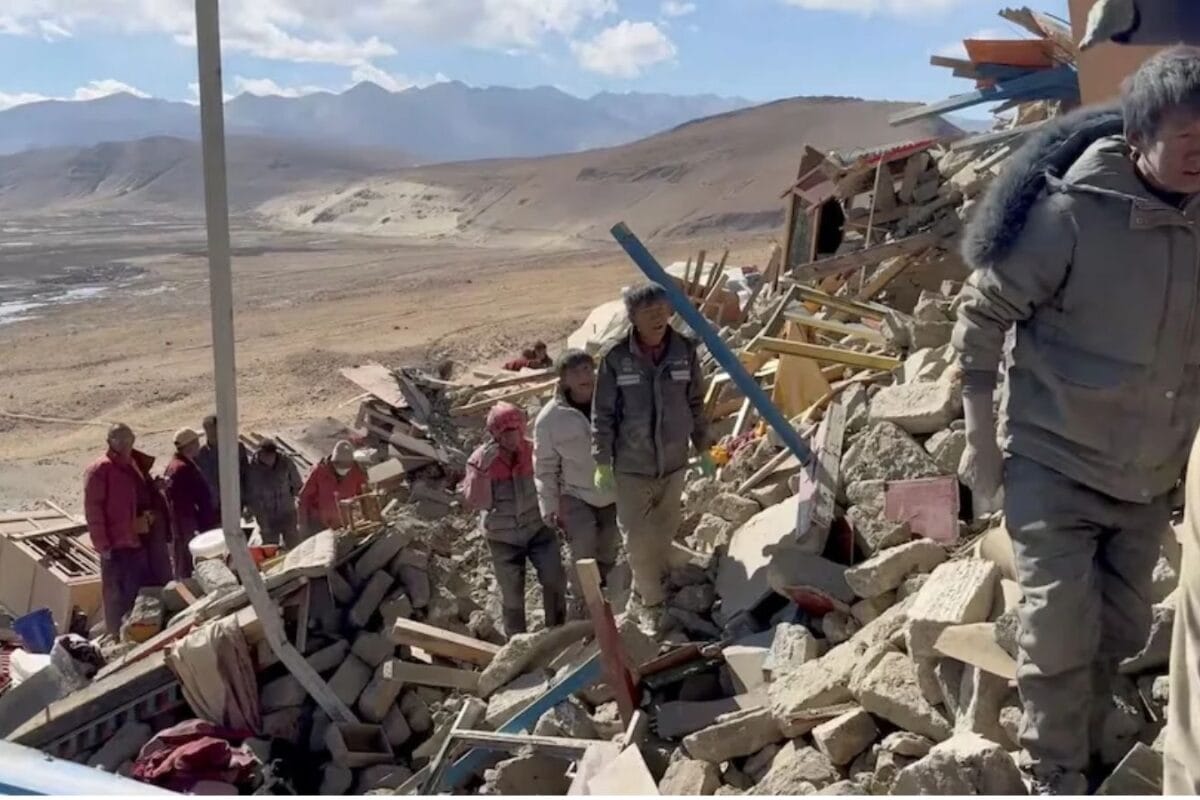 Terrifying Videos Show 7.0-Magnitude Quake Rattle Tibet; 16 Killed, 300 Houses Collapse