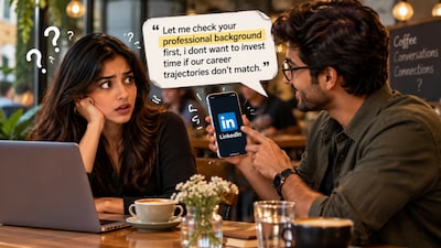 Woman claimed the man she had been chatting with wanted to assess her professional background before taking their interaction any further (Image-AI)