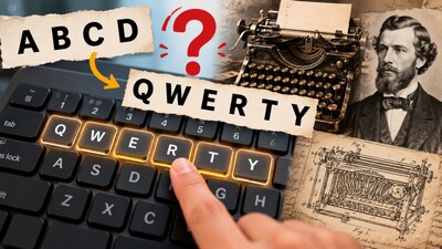 The keyboards we use on computers, laptops and smartphones every day follow a familiar arrangement of letters known as QWERTY. But have you ever wondered why the keys are not arranged alphabetically, from A to Z? The answer lies in the history of typewriters and the mechanical challenges their inventors faced in the 19th century. (Image-AI)
