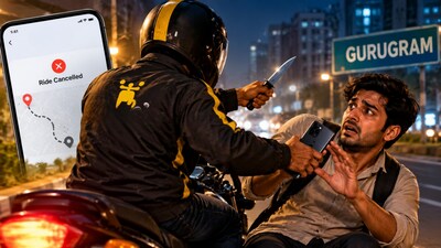 A Gurugram man's account of an alleged robbery during a late-night Rapido ride has sparked alarm on Reddit (Image-AI)