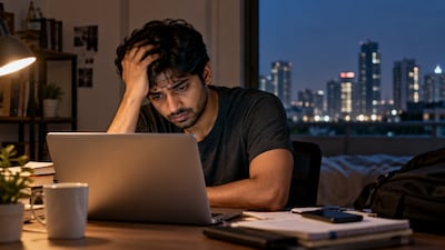 A Mumbai-based developer's candid Reddit post about struggling after a startup layoff has sparked a wave of supportive responses online (Image-AI)