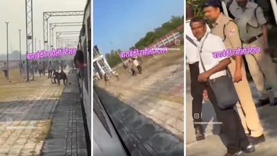 The risky move has sparked questions about ticketless travel and passenger safety. (Reddit/u/Status_Candidate_392)