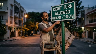 The sign stayed in place for more than a decade. (AI-Generated Image)