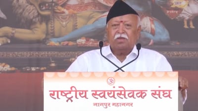 RSS chief Mohan Bhagwat cautions against unregulated access to OTT platforms (Image credit: X/IANS)