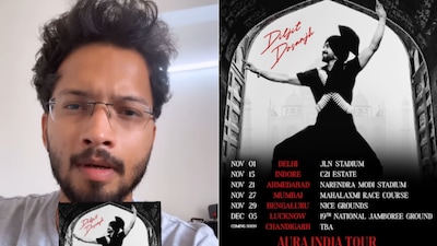 A Diljit Dosanjh fan’s ₹39,000 concert splurge has left him wishing the singer had revealed his India tour plans earlier (Image-Instagra,/@shivamlucky, @diljitdosanjh)