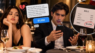 A woman’s rejection of a man after an expensive first date has gone viral on X after he requested $1,050 from her (Image-AI)