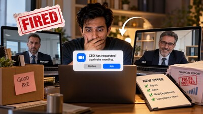 An employee who thought he had lost his job for good claims he ended up getting a better offer (Image-AI)