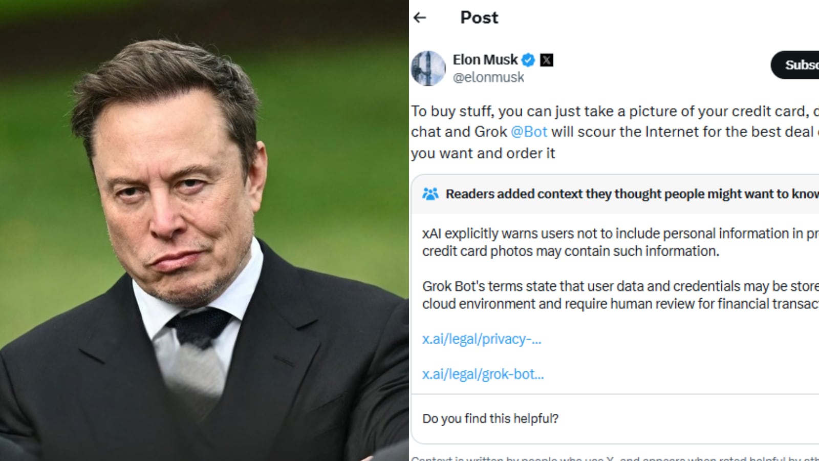 Elon Musk’s New Shopping Trick Lets Grok Order Products Using Credit ...