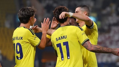 Cristiano Ronaldo scored in Al-Nassr's win over Diriyah (Picture credit: X @Cristiano)