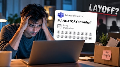 For a techie with 1.5 years of experience, an unexpected HR meeting invite triggered immediate anxiety (Image-AI)
