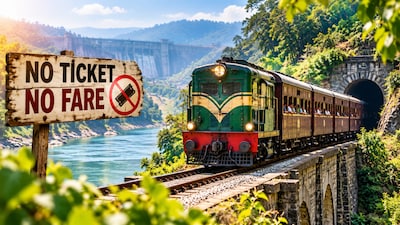 In a country where buying a train ticket is generally essential before boarding, there is one historic train service where passengers can travel without paying a single rupee. (Image-AI)