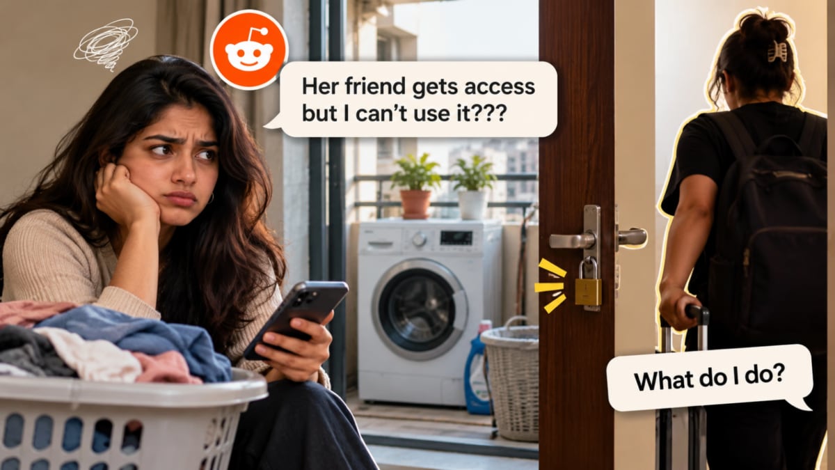 'We Both Paid For It': Delhi Woman Says Flatmate Locked Room, Denied ...