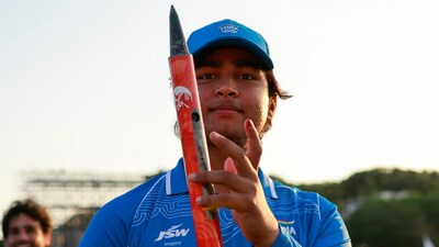 Vaibhav Sooryavanshi of India during the Final match between the Pakistan and India at Korogi Sports Park, Nisshin, Japan, on October 3, 2026.Photo: Deepak Malik / CREIMAS for BCCI