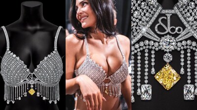 Kylie Jenner’s $50 Million Fantasy Bra Had 4,410 Diamonds And Took 1,000 Hours To Make