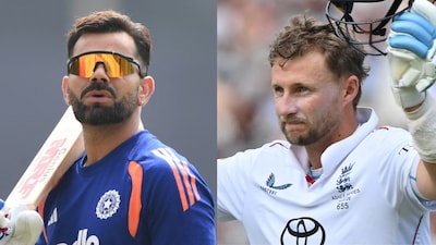 Virat Kohli (L) and Joe Root are chasing Sachin Tendulkar's world records.(AFP)