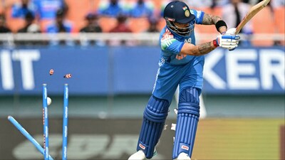 Virat Kohli out for golden duck in 3rd ODI against the West Indies. (Picture Credit: AP)