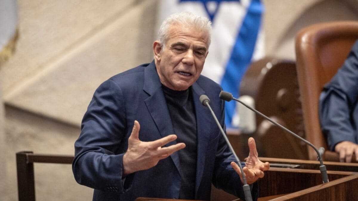 Israel's Yair Lapid Recounts Exchange With Youths Who Said 'Everyone Should Be Killed In Gaza'