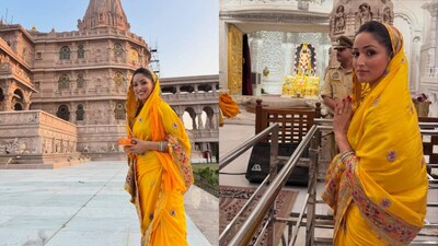 Yami Gautam visits Ayodhya’s Ram Mandir as Nayyi Navelli hit theatres. (Photos: Instagram)