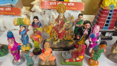 For Prithvi, what began with just two dolls 21 years ago has grown into an elaborate collection that brings together devotion, history, craftsmanship and the cultural traditions of South India. (Image: News18)