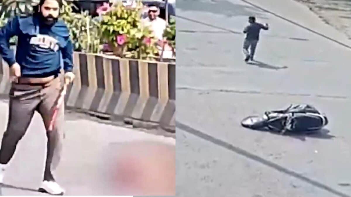 Murder Caught On Camera: Man Killed In Broad Daylight In Sambhajinagar After Car Hits Scooter