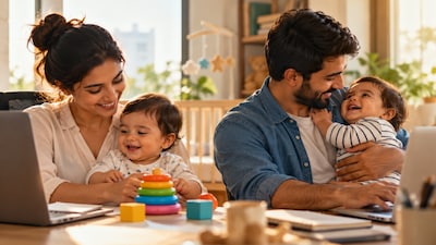 The commission has proposed that the existing 730 days be divided equally between both working parents - 365 days for each. (AI generated image)