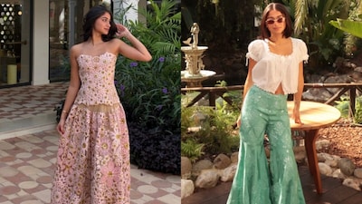 Ananya Panday's Sister Rysa Stuns With Wedding Looks in Spain