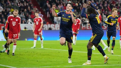 Bayern Munich Vs Arsenal: Declan Rice's Late Equaliser Helps Gunners ...
