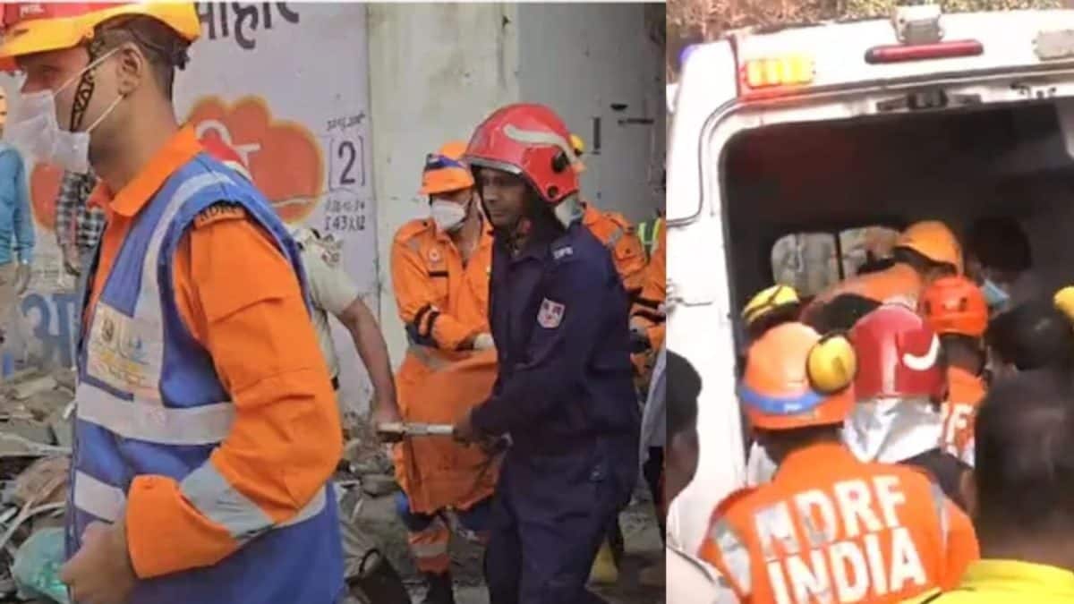 Father, Son Killed After Building Collapsed In Delhi’s Harsh Vihar, Rescue Operation Continues