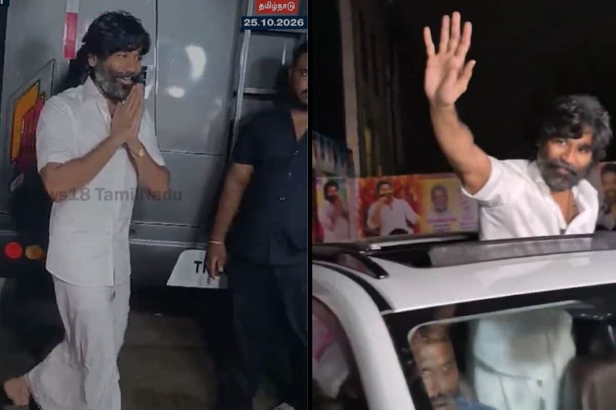 'Happy Diwali': Dhanush Keeps Fans Guessing On Political Debut After Meeting 3,000 Women Wing Members