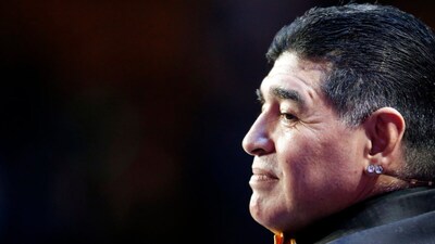 Diego Maradona died aged 60 of heart failure. (AP Photo) 