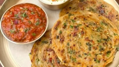 Add A Spicy Twist To Breakfast With This Chilli Garlic Dal Paratha
