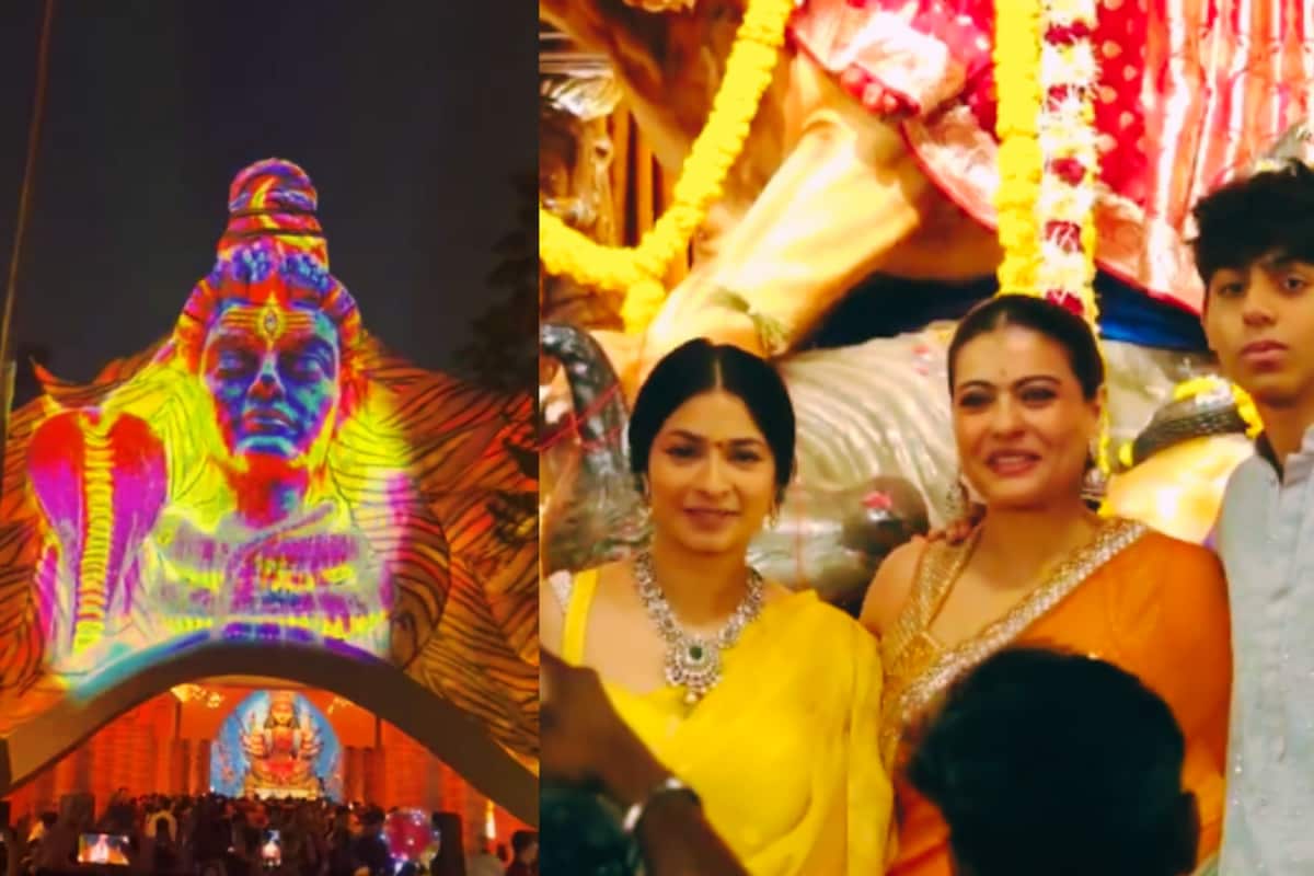 Kolkata’s ‘Tandav’ Durga Puja Grabs Spotlight: Inside Allen Park Controversy And Kajol’s Mumbai Pujo Connection | WATCH