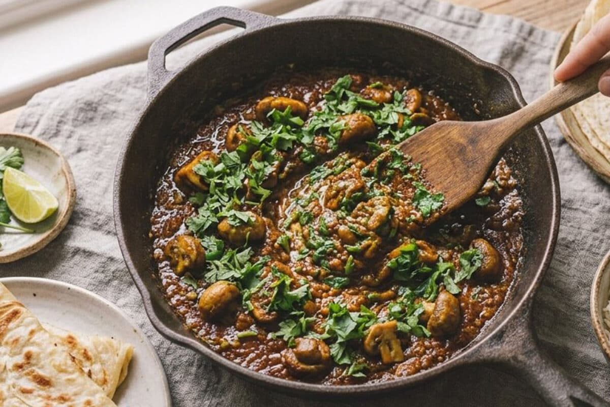 How To Make Restaurant-Style Mushroom Ghee Roast At Home