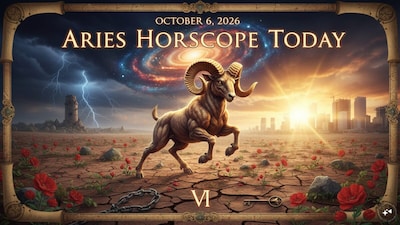 Aries Horoscope Today: Astrological predictions by Chirag Daruwalla for mesha rashi on October 6 2026. (AI generated image)