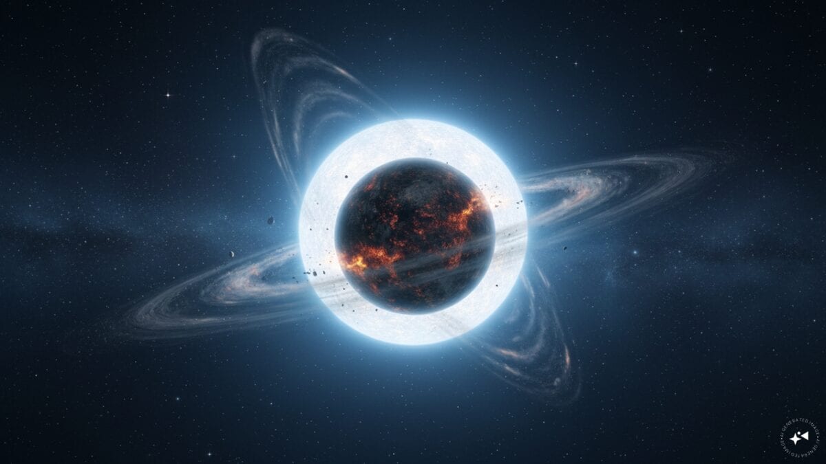 Astronomers Find Candidate Planet Formed From Stellar Debris