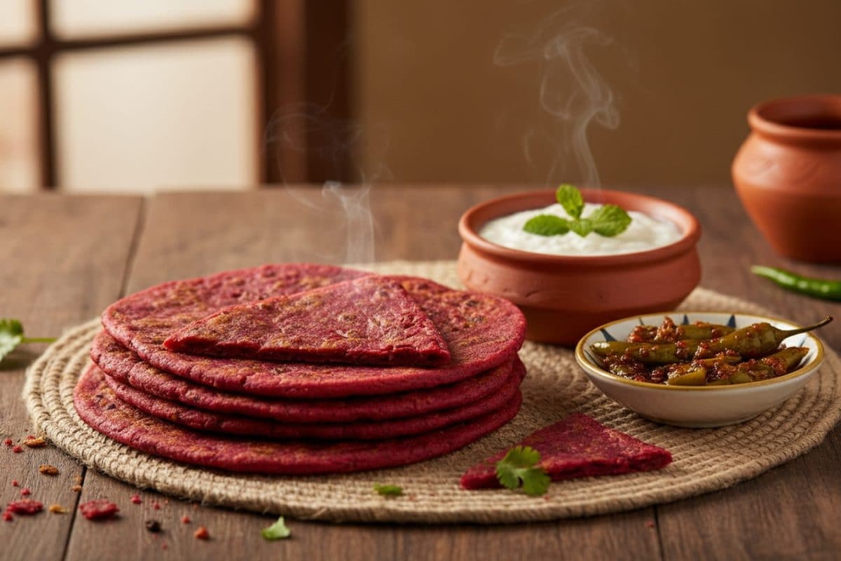 This Kala Chana Beetroot Paratha Combines Nutrition With Great Taste