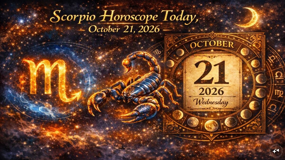 Scorpio Horoscope Today, October 21, 2026