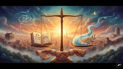 Libra Horoscope Today: Astrological predictions by Chirag Daruwalla for tula rashi on October 16 2026. (AI generated image)