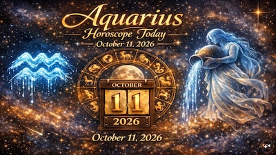 Aquarius Horoscope Today: Astrological predictions by Chirag Daruwalla for kumbha rashi on October 11, 2026. (AI generated image)