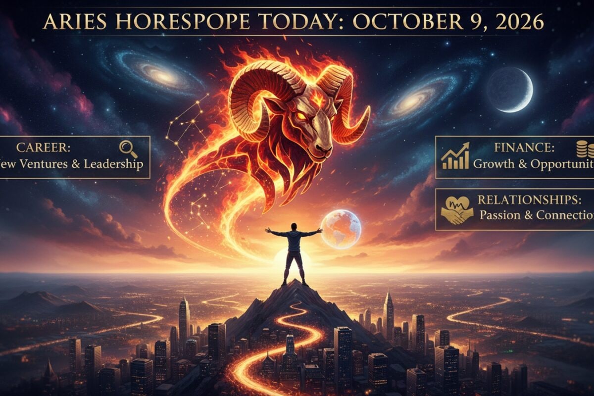 Aries Horoscope Today, October 9, 2026