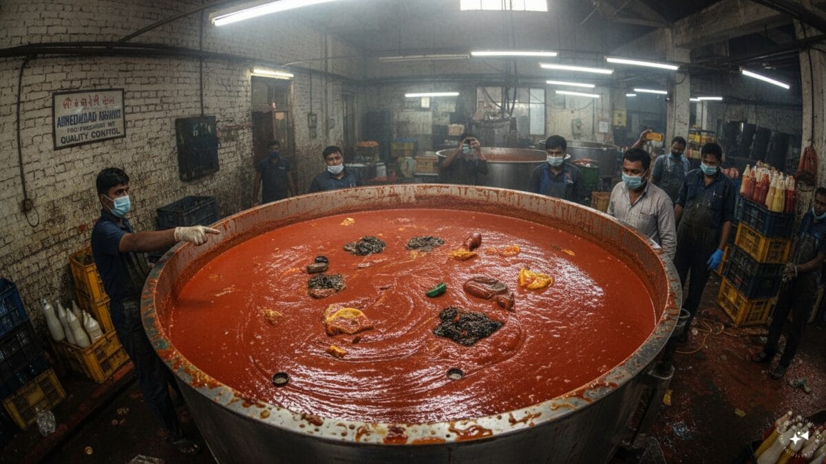 Tomato Ketchup Made From Potato Paste? Ahmedabad Factory Sealed, 10.6 ...