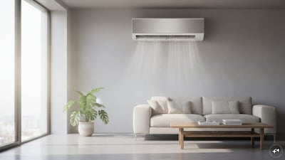 We sometimes buy an efficient AC and then use it very inefficiently. Set it to 18°C. Leave doors open. (Image– AI generated)