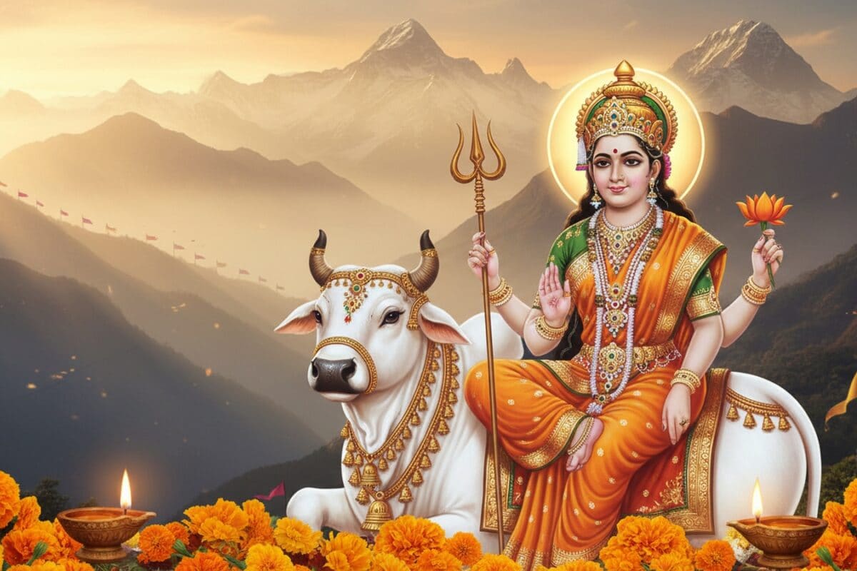 Navratri 2026 Day 1 Colour: What Is Today's Navratri Colour, Which Colour To Wear On The First Day Of Navratri?