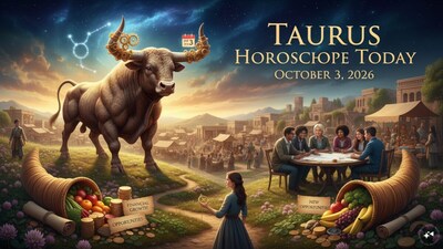 Taurus Horoscope today: Astrological predictions by Chirag Daruwalla for vrishabha rashi on October 3 2026. (AI generated image)