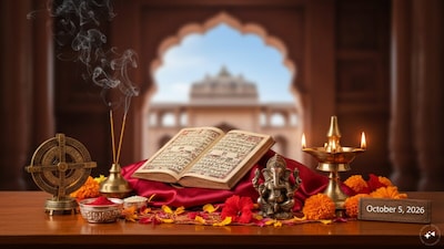 Aaj Ka Panchang, October 5, 2026: Tithi, Muhurat and Rahu Kaal. (AI photo)
