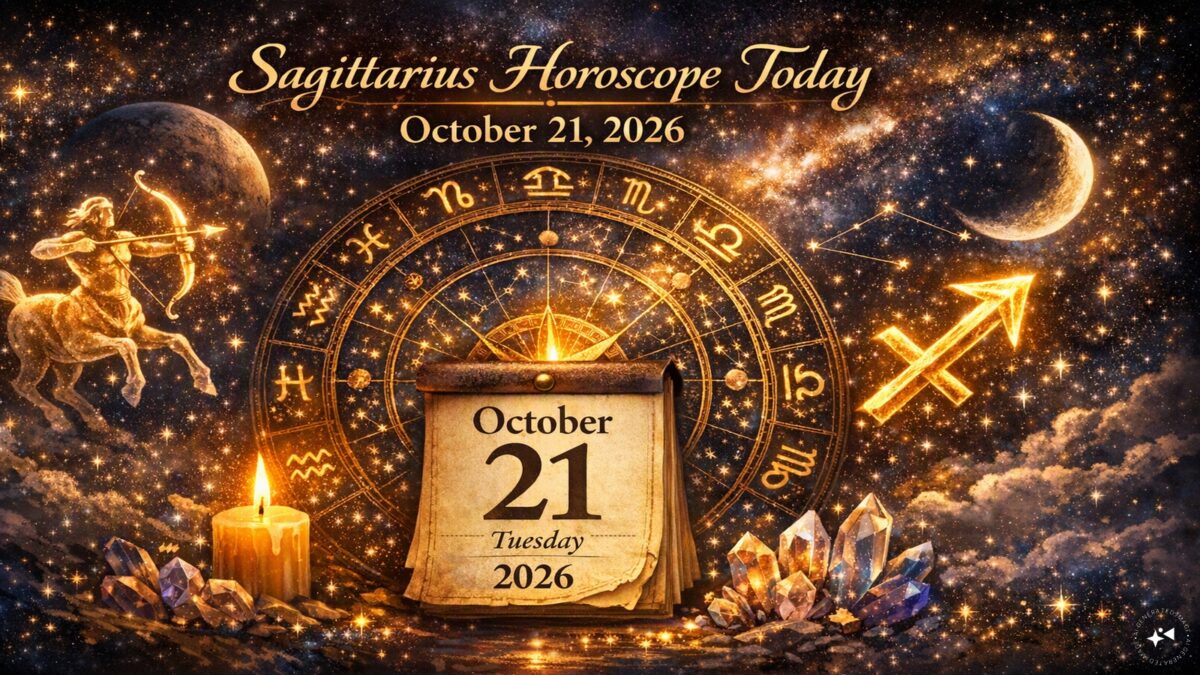 Sagittarius Horoscope Today, October 21, 2026