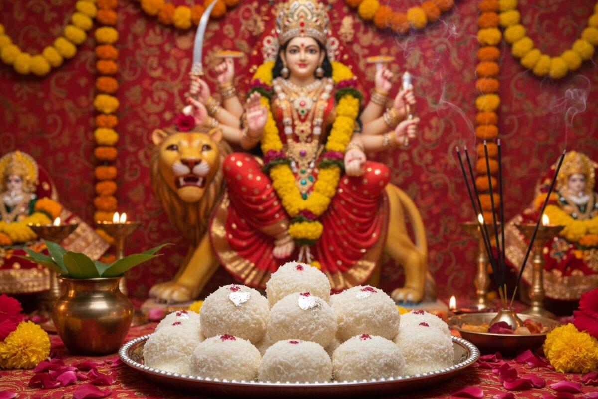 You Can Make This Easy Coconut Ladoo Recipe At Home For Navratri Prasad