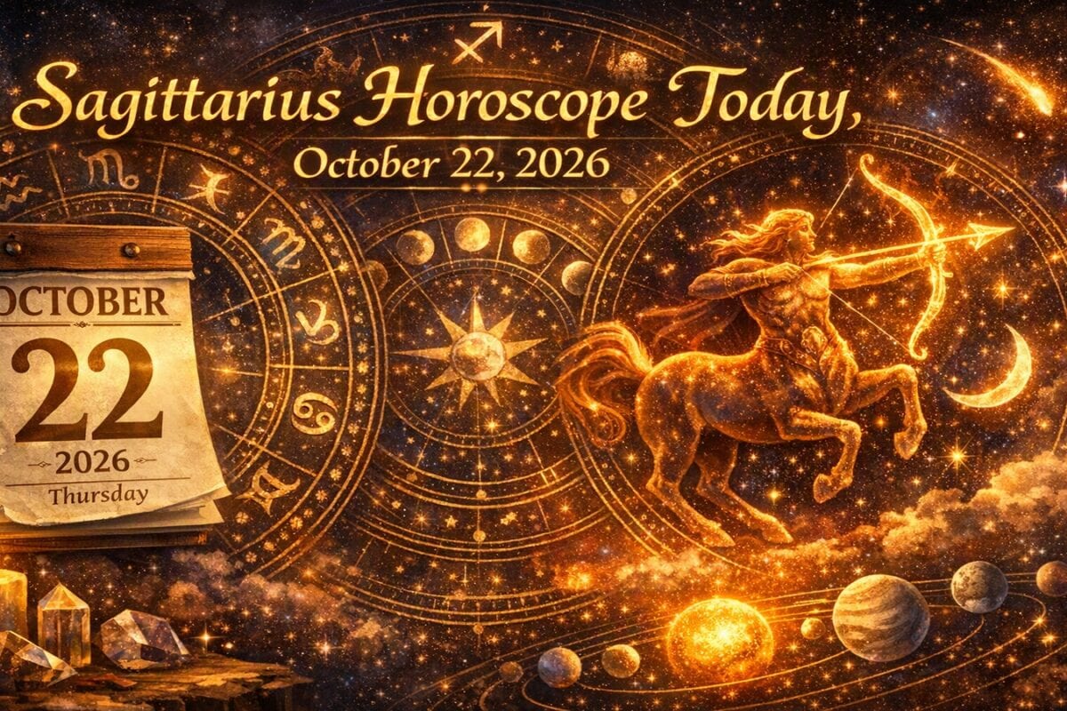 Sagittarius Horoscope Today, October 22, 2026