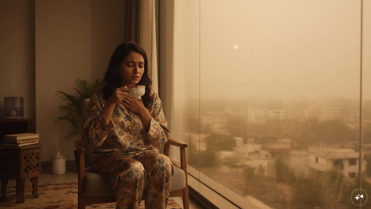 Feeling A Tickle In Your Throat Due To Smog, High AQI? Sip On This Soothing Kada
