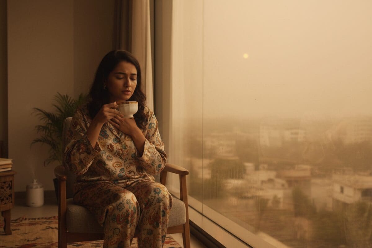 Feeling A Tickle In Your Throat Due To Smog, High AQI? Sip On This Soothing Kada